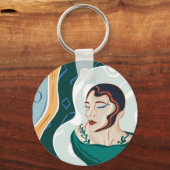 Porte-clés Serpent Femme - Tête de Serpent (Recto)