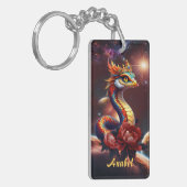 Porte-clés Serpent royal étoilé de l'univers. (Devant gauche)