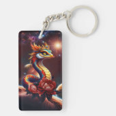 Porte-clés Serpent royal étoilé de l'univers. (Dos)