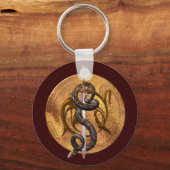 Porte-clés Serpent sur épée (Recto)