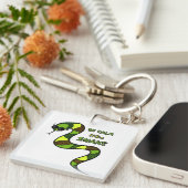 Porte-clés Serpent vert (Devant Droit)