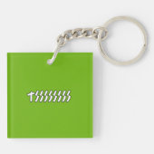 Porte-clés Serpent vert (Dos)