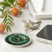 Porte-clés Serpent vert (Côté)