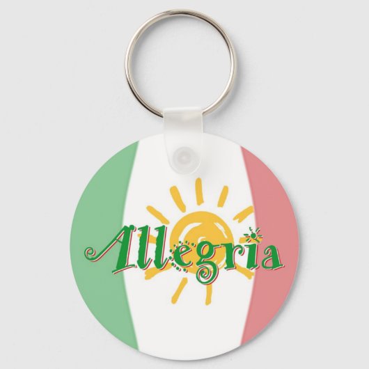 Porte-clés serrure allegria (Recto)