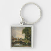 Porte-clés Serrure de John Constable | Dedham et moulin, 1820 (Devant)