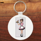 Porte-clés serveuse (Recto)