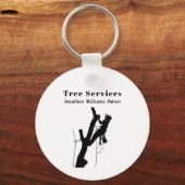 Porte-clés Service d'ajustement d'arborescence professionnel (Recto)