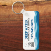 Porte-clés Service de guide de pêche professionnel (Recto)
