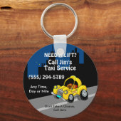 Porte-clés Service de taxi (Recto)