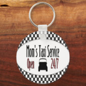 Porte-clés Service de taxi de maman (Recto)