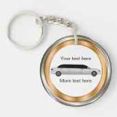 Porte-clés Service de voiture Limo Classy Porte - clés promot (Devant)