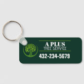 Porte-clés Service d'élagage d'arbres (Verso)