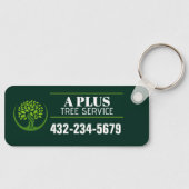 Porte-clés Service d'élagage d'arbres (Recto)