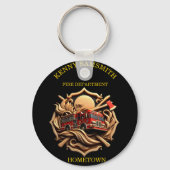 Porte-clés Service D'Incendie De La Bravoure Et De La Dédicat (Verso)