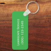 Porte-clés service lawnscape modifiable (Verso)