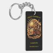 Porte-clés Services d'incendie Insigne de protection de la co (Devant gauche)