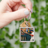 Porte-clés Session manuscrite (main)