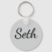 Porte-clés "Seth" nom masculin, (Recto)