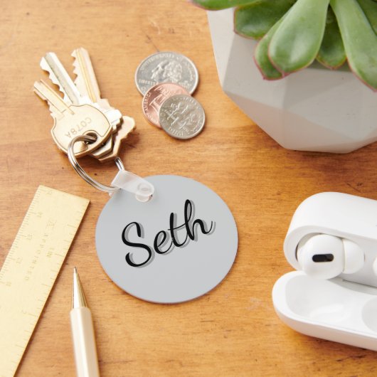 Porte-clés "Seth" nom masculin, (Bureau)