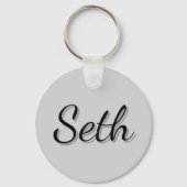 Porte-clés "Seth" nom masculin, (Verso)