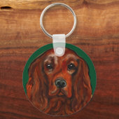 Porte-clés Setter Rouge Irlandais (Recto)