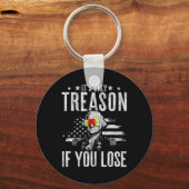 Porte-clés Seule La Trahison Si Vous Perdez George Washington (Recto)
