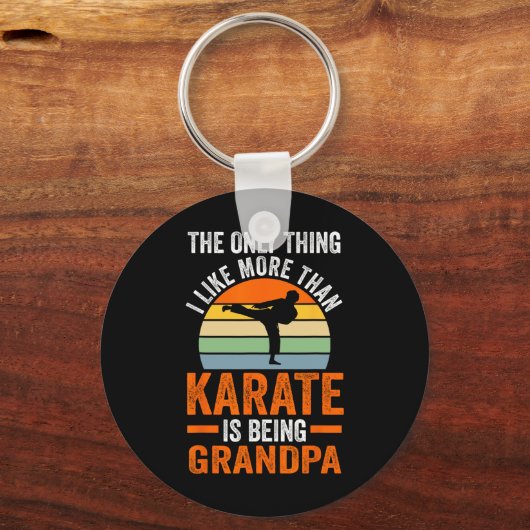 Porte-clés Seule Quelque Chose Comme Le Karaté Est D'Être Gra (Recto)