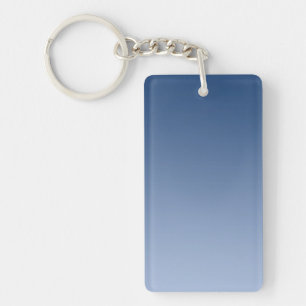 Porte-clés SEULEMENT dégradés de COULEUR - bleu