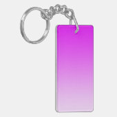 Porte-clés SEULEMENT dégradés de COULEUR - rose néon (Devant gauche)