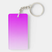 Porte-clés SEULEMENT dégradés de COULEUR - rose néon (Dos)