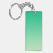 Porte-clés SEULS gradients de COULEUR - vert océan (Devant gauche)