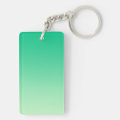 Porte-clés SEULS gradients de COULEUR - vert océan (Dos)