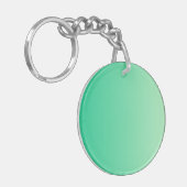 Porte-clés SEULS gradients de COULEUR - vert océan (Devant gauche)