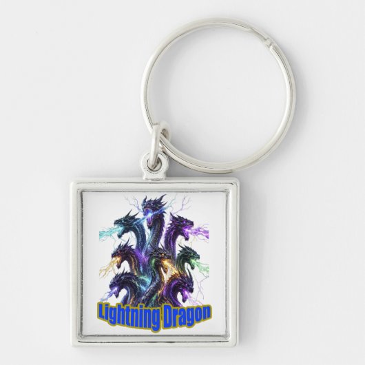 Porte-clés Seven-Headed Lightning Dragon (Devant)