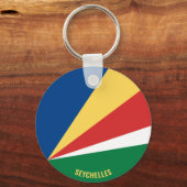 Porte-clés Seychelles Drapeau charmant patriotique (Recto)
