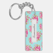 Porte-clés Shabby Chic Floral Roses (Devant gauche)