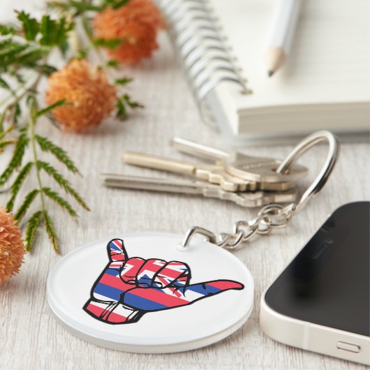 Porte-clés Shaka Hawaii (Devant Droit)