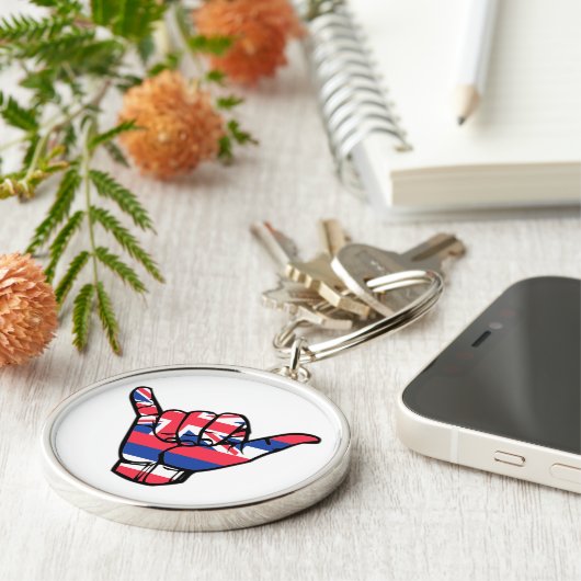 Porte-clés Shaka Hawaii (Côté)