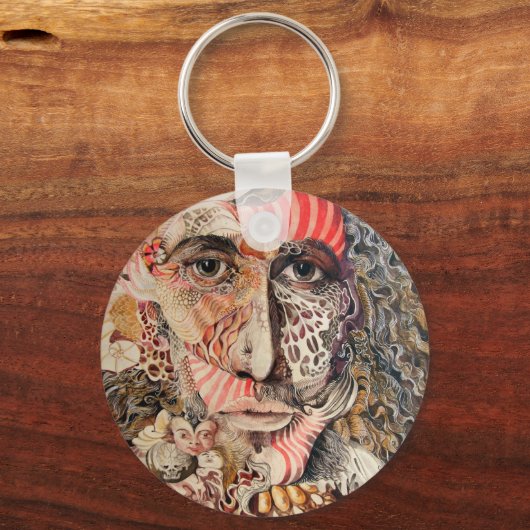 PORTE-CLÉS SHAMAN PORTRAIT (Recto)