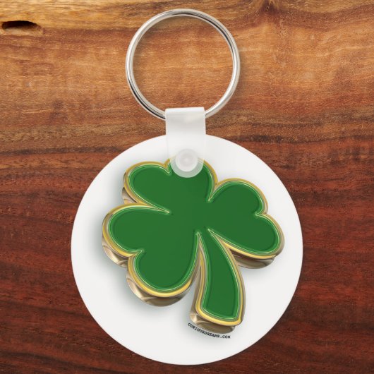 Porte-clés shamrock 3D (Recto)