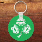 Porte-clés Shamrock Baisers verts (Recto)