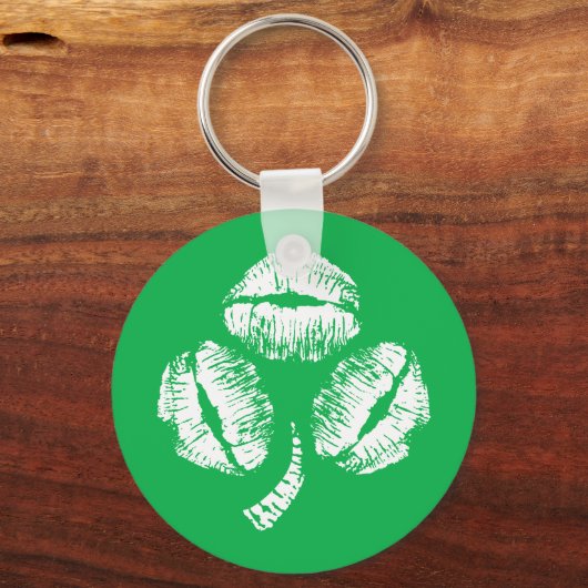 Porte-clés Shamrock Baisers verts (Recto)