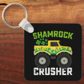Porte-clés Shamrock Croiseur Monster Camion St Patrick's Day (Recto)
