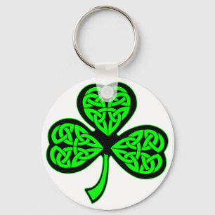 Porte-clés Shamrock de Celtic de 3 feuilles