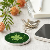 Porte-clés Shamrock de fantaisie (Côté)