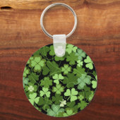 Porte-clés Shamrock irlandais vert (Recto)
