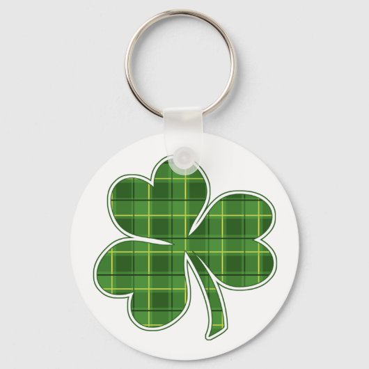 PORTE-CLÉS SHAMROCK PLAID - PORTE - CLÉ (Recto)