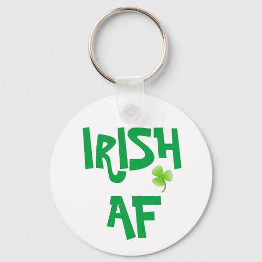Porte-clés Shamrock vert AF irlandais (Recto)