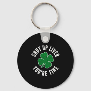 Porte-clés Shamrock Vert - Saint Patron Jour Fermé Foie
