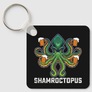 Porte-clés Shamroctopus Octopus Lover St Patrick's Day